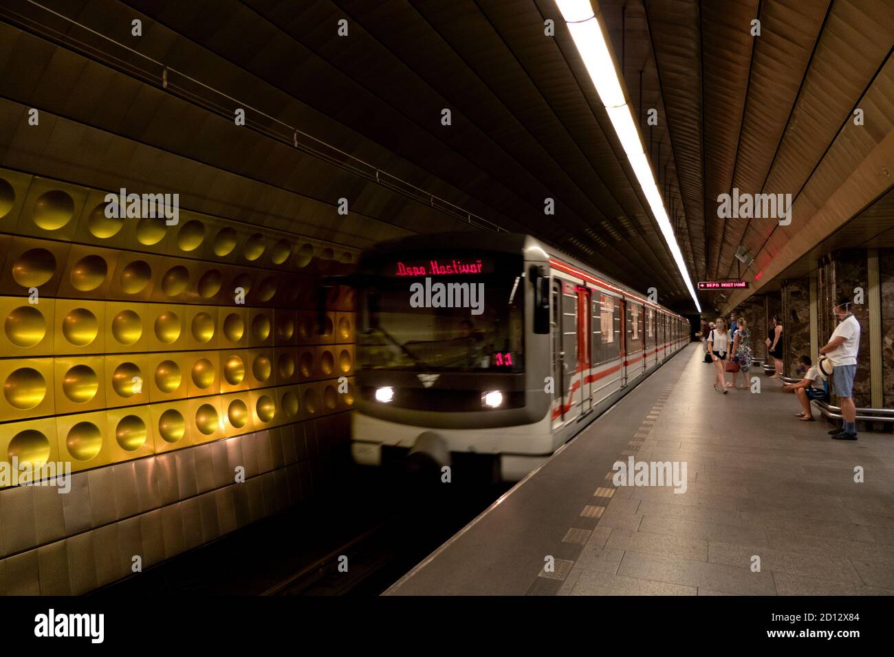 Underground station in prague city hi-res stock photography and images -  Alamy