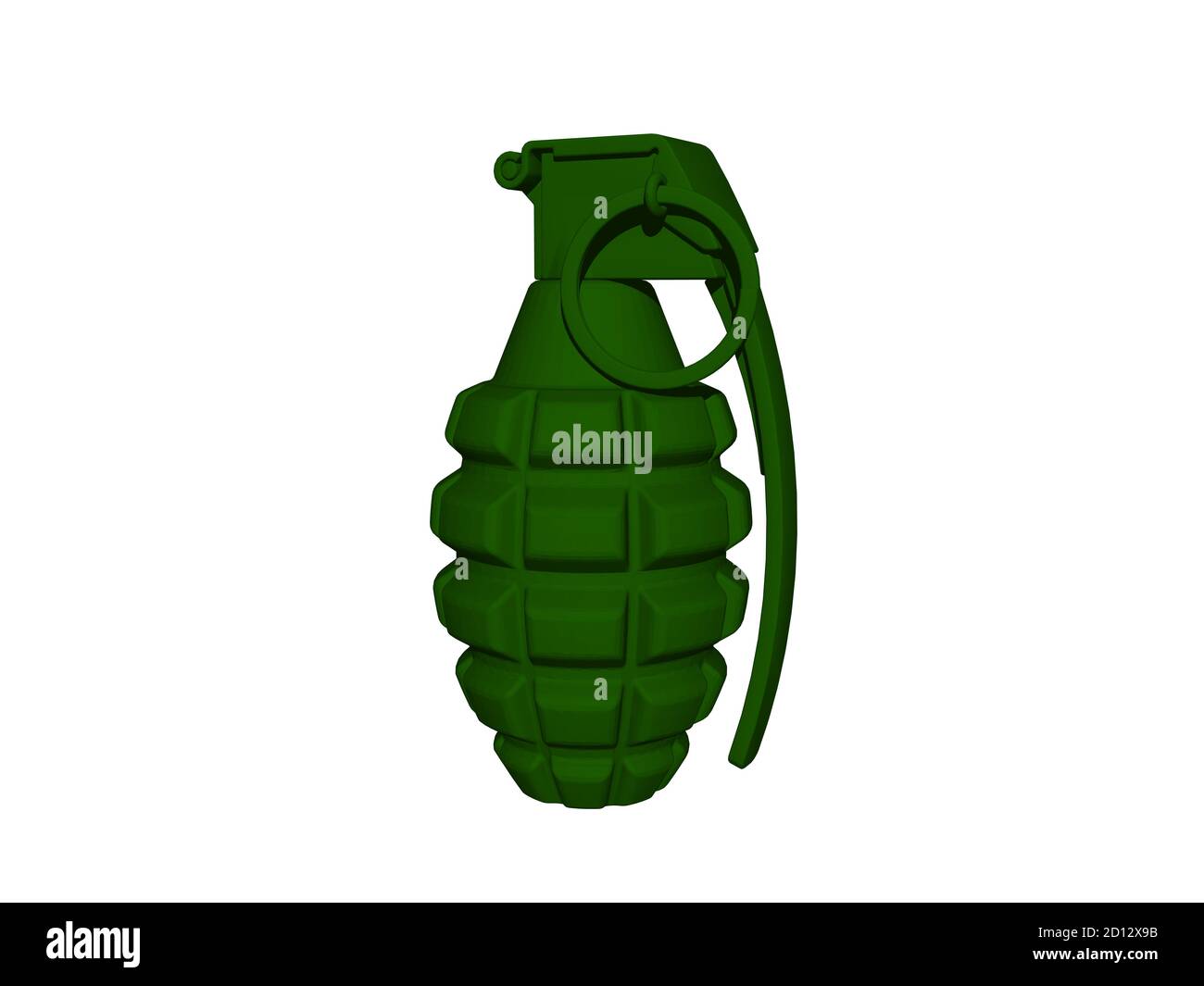 Hand grenade with split pin and handle Stock Photo Alamy
