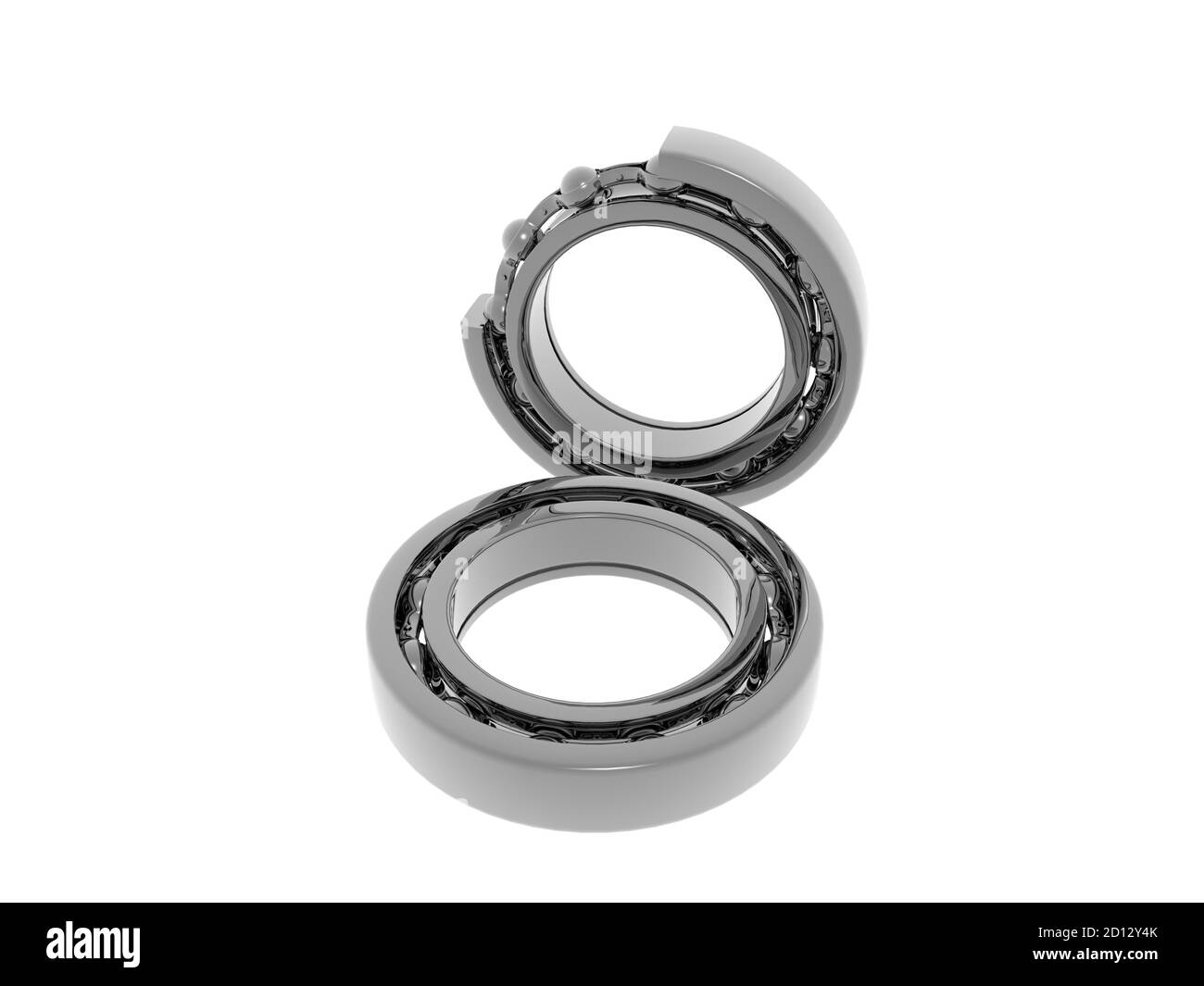 silver metallic ball bearing with steel balls Stock Photo Alamy