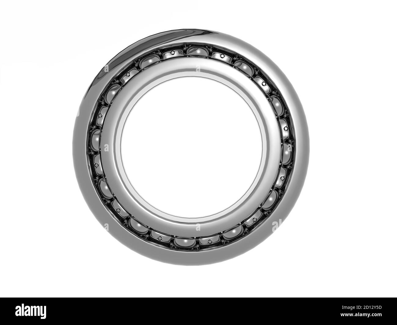 silver metallic ball bearing with steel balls Stock Photo Alamy