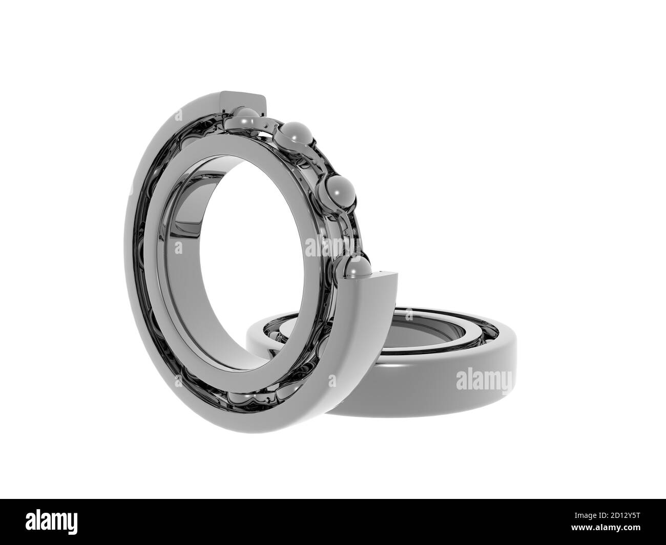 silver metallic ball bearing with steel balls Stock Photo Alamy