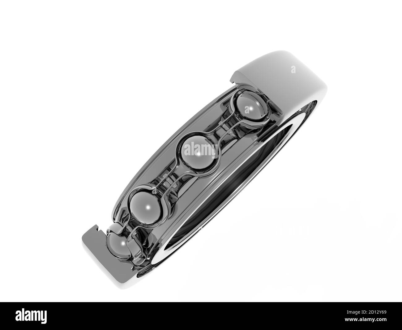 silver metallic ball bearing with steel balls Stock Photo Alamy