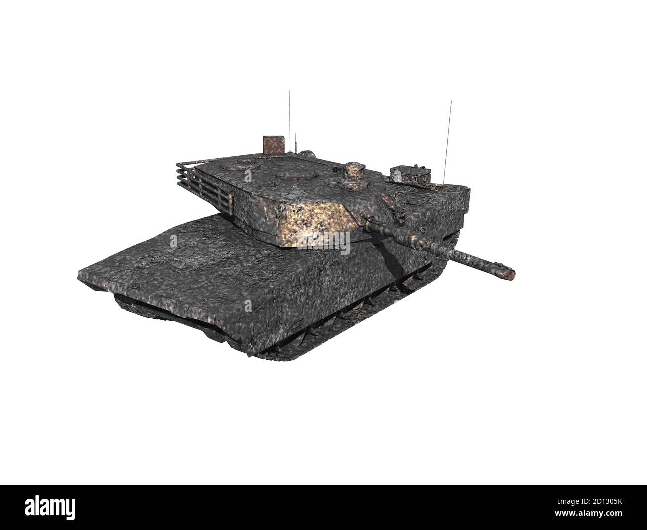 heavy steel tank with turret Stock Photo - Alamy