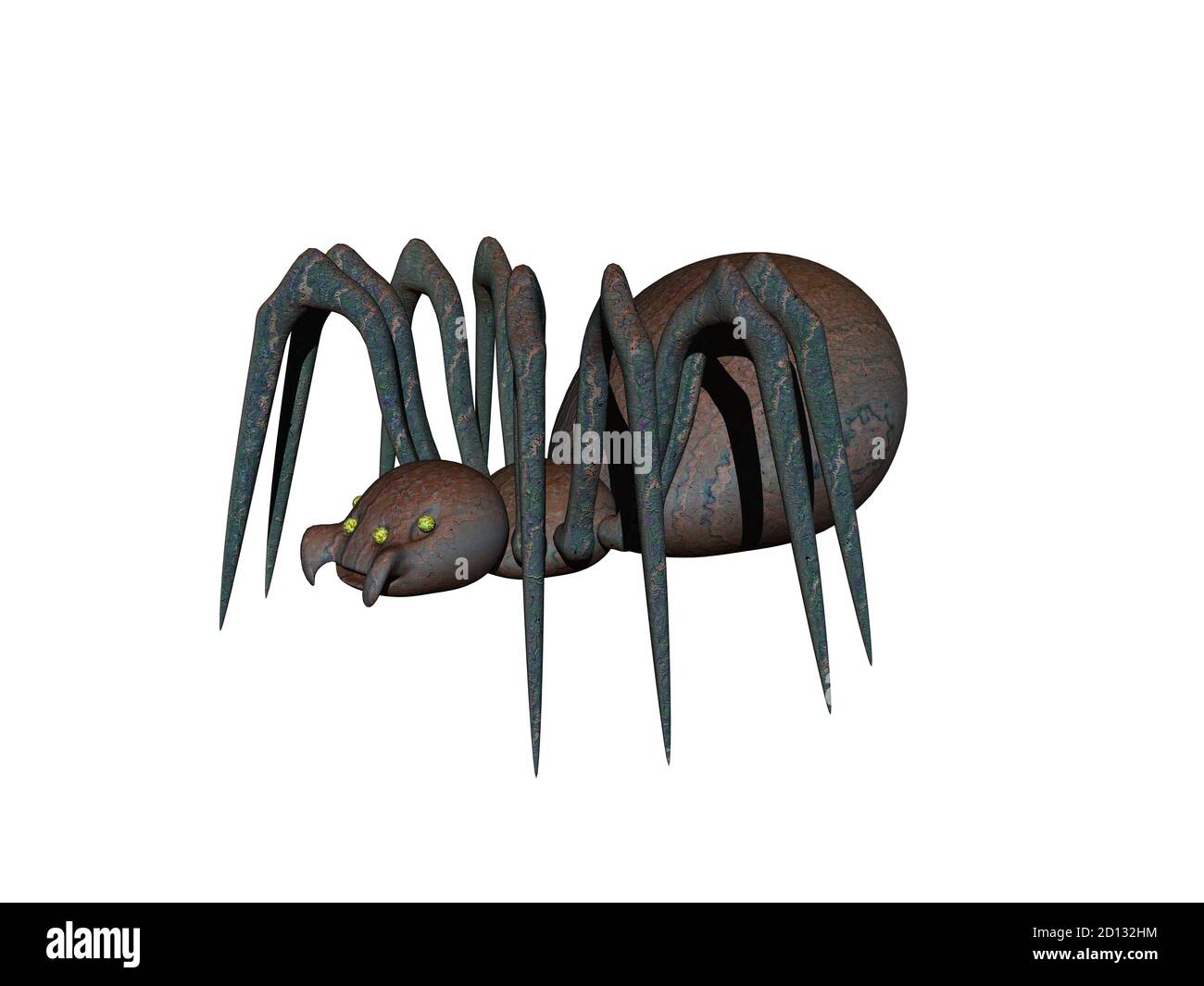 dangerous poisonous spider with sharp jaws Stock Photo - Alamy