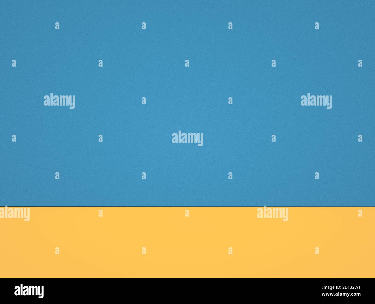 Abstract textured horizontally divided bi-color retro background. Copy ...