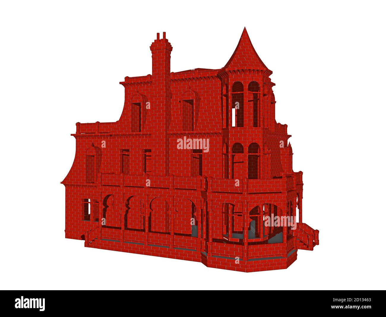 old brick factory building with smears Stock Photo Alamy