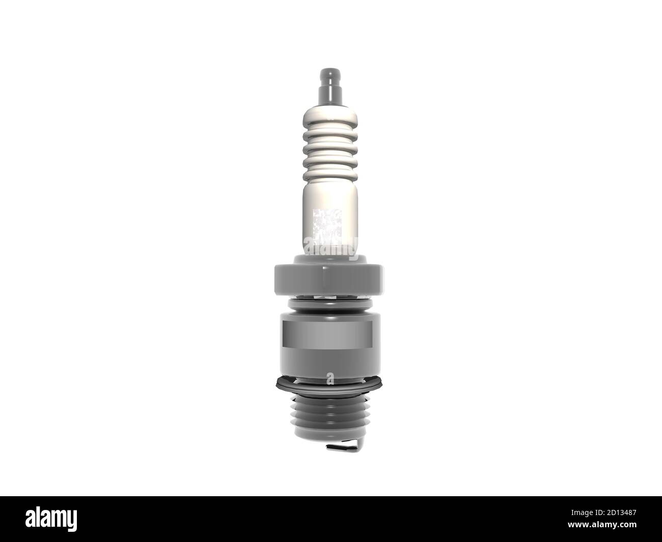 ceramic spark plug with metal base and thread Stock Photo Alamy
