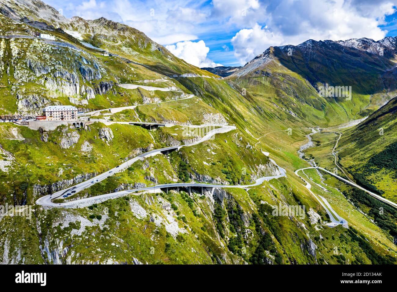 Road To Furka Pass In Switzerland Stock Photo Alamy Road To Furka Pass In Switzerland Stock Photo Alamy