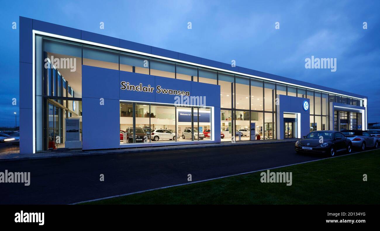 Vw car dealership at dusk hires stock photography and images Alamy