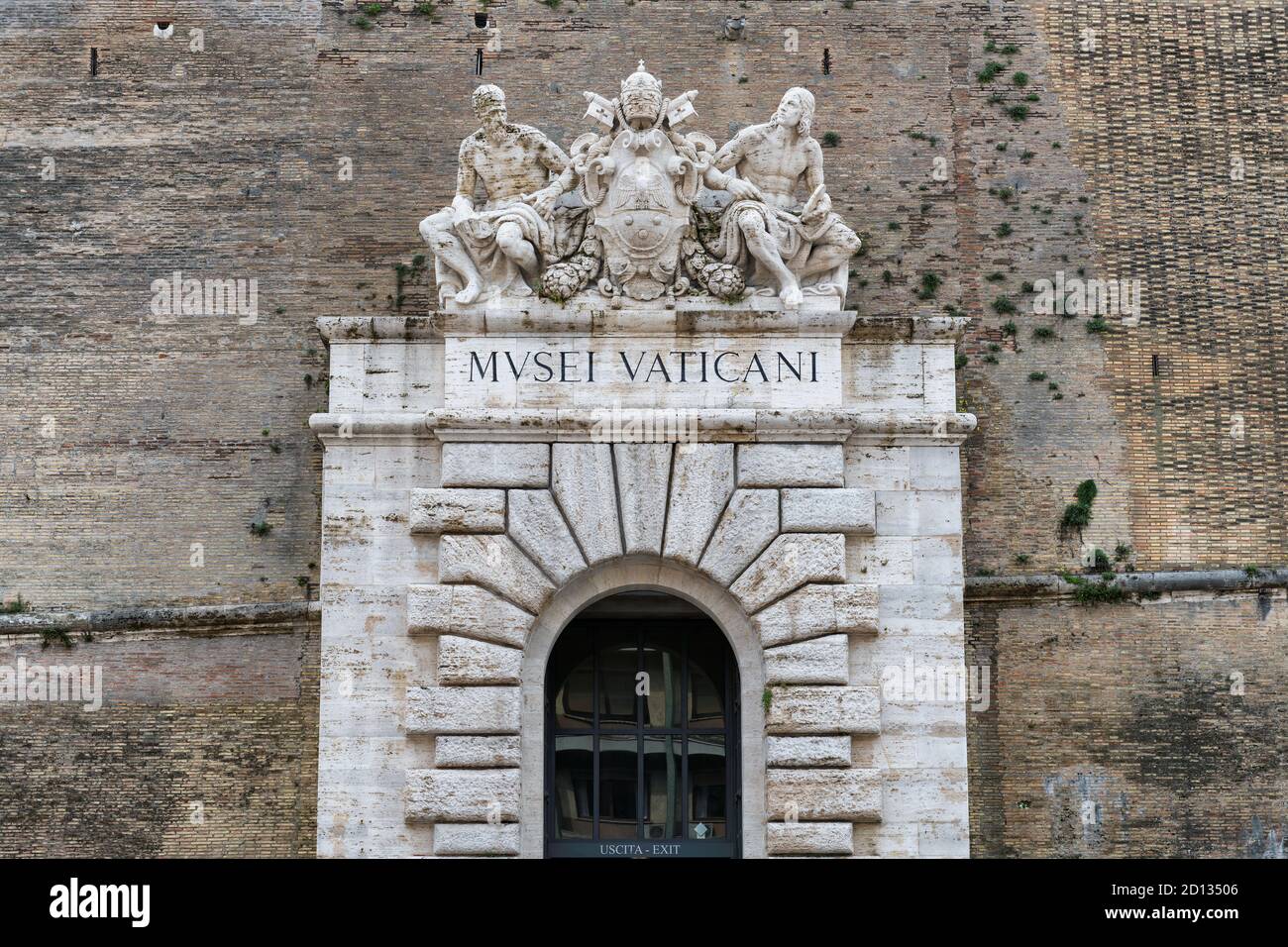The gate to Vatican museum in Vatican City, Rome, Italy Stock Photo