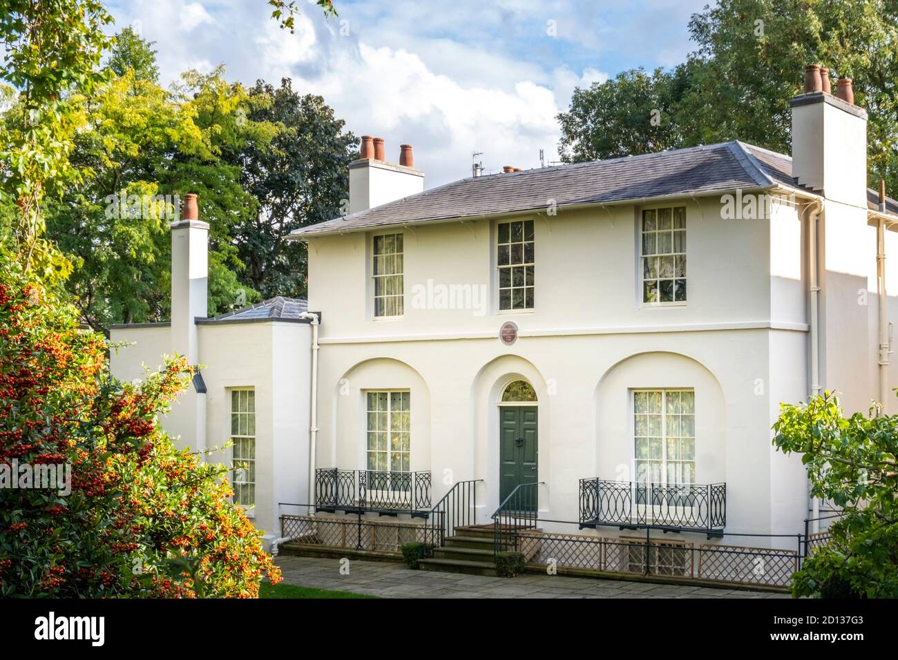 London, Hampstead, Keats House, the home of the Romantic poet John Keats between 1818 and 1820 Stock Photo