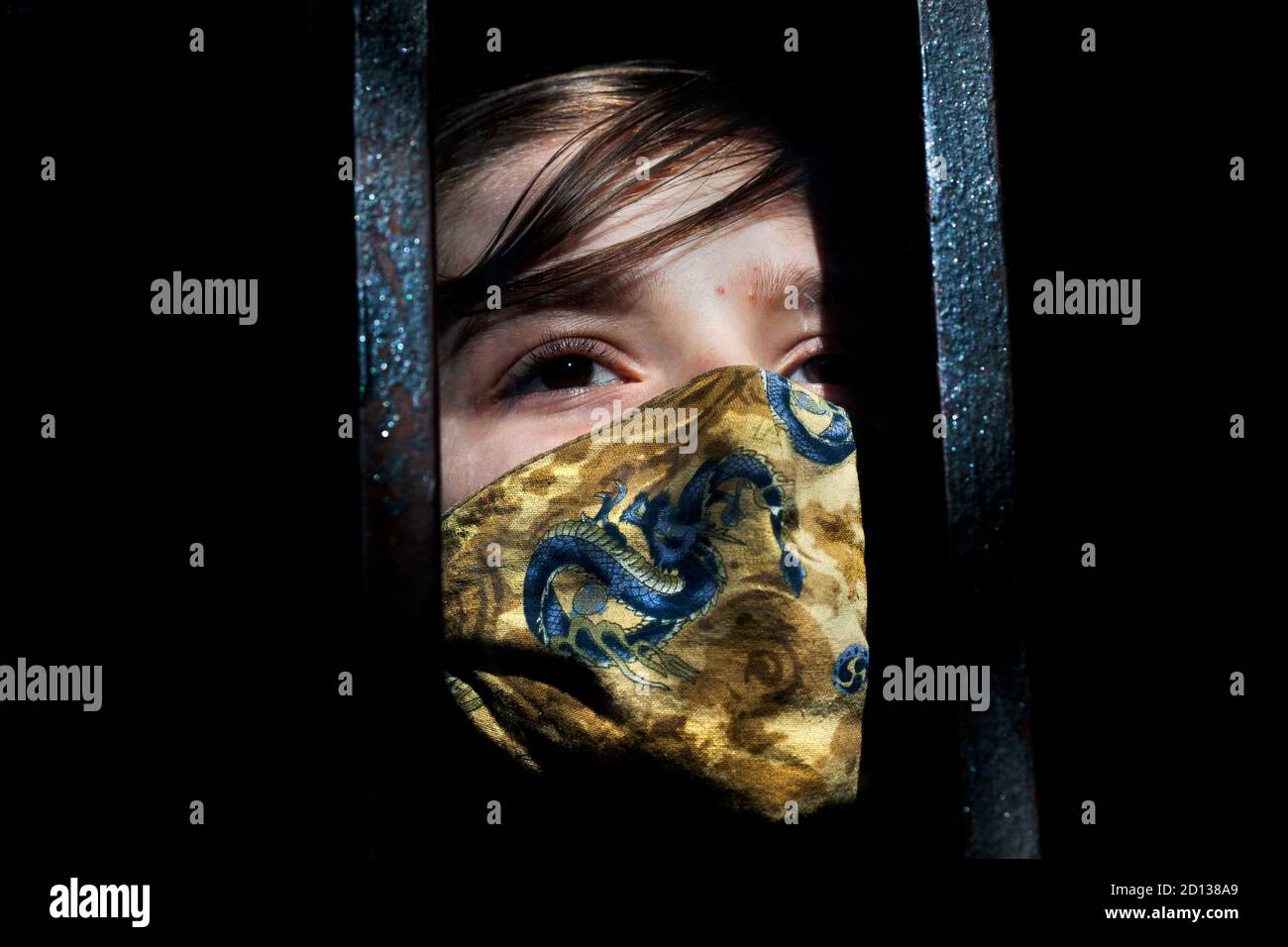 Boy wearing face mask hi-res stock photography and images - Alamy