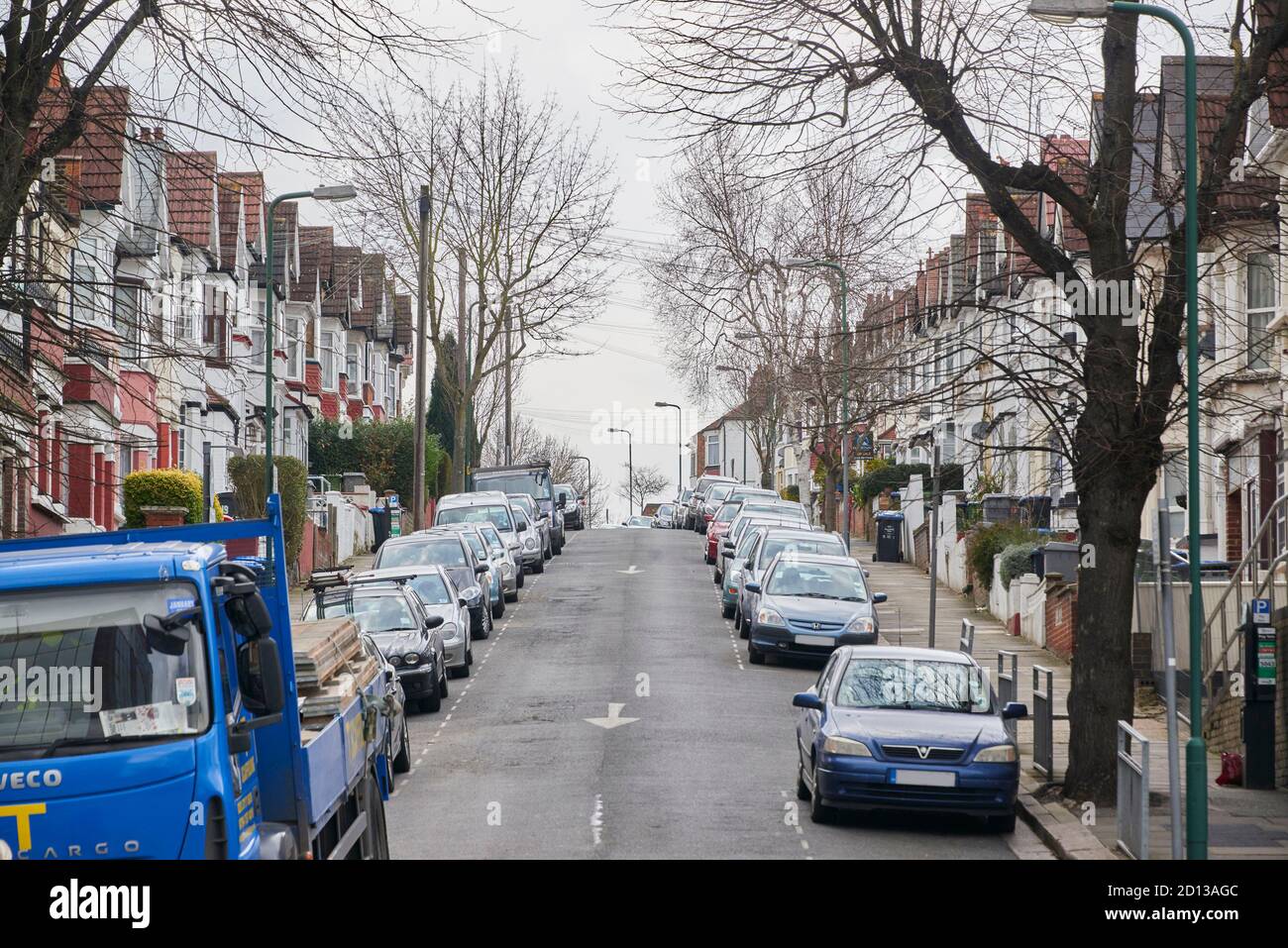 Street Scene, Wembley, North London, UK Stock Photo