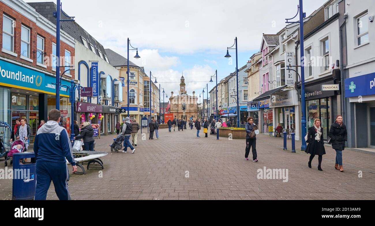 Coleraine town centre, Northern Ireland, UK Stock Photo