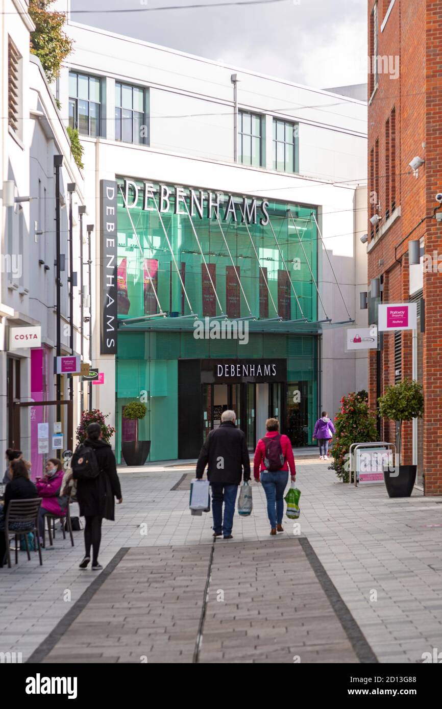 Debenhams department store, Parkway Shopping Centre, Newbury, Berkshire