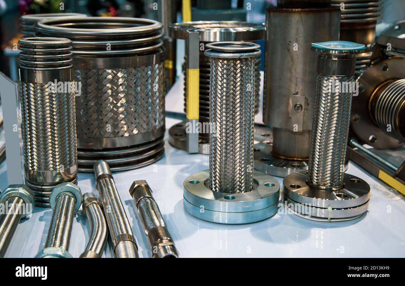 Stainless steel flexible hose and expansion joint for plumbing and
