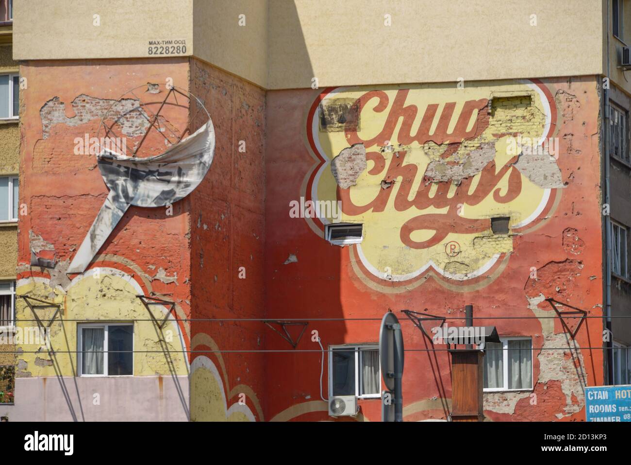 Chupa Chups, Bulevard Knyaginya Maria Luiza, Sofia, Bulgaria, Bulgarien Stock Photo