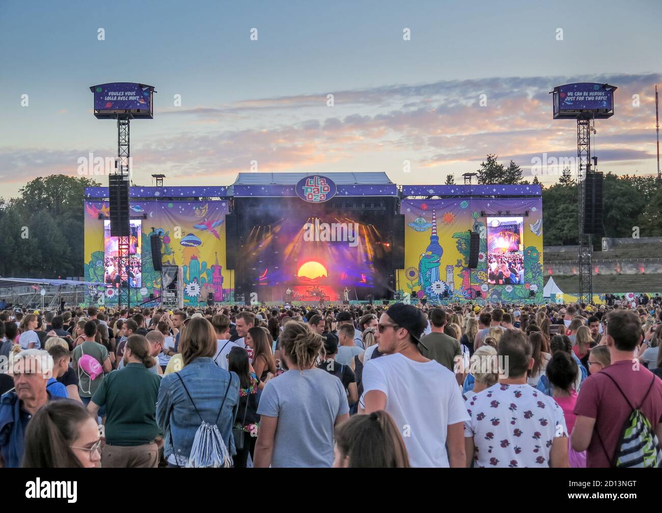 Concert Imagine Dragons, Lollapalooza festival, Olympic stadium