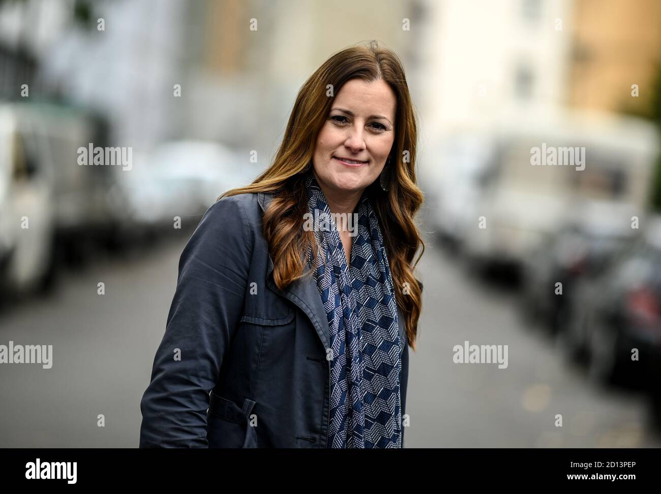 Berlin, Germany. 05th Oct, 2020. Janine Wissler (Die Linke), deputy chairwoman of the Left Party at federal level, on the sidelines of a visit to the federal headquarters of her party. Credit: Britta Pedersen/dpa-Zentralbild/ZB/dpa/Alamy Live News Stock Photo