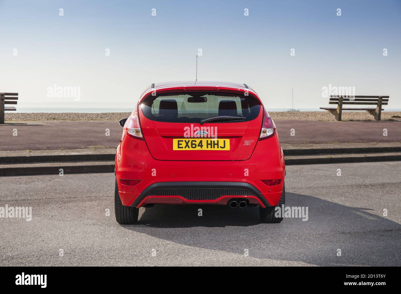 Red ford fiesta st hi-res stock photography and images - Alamy