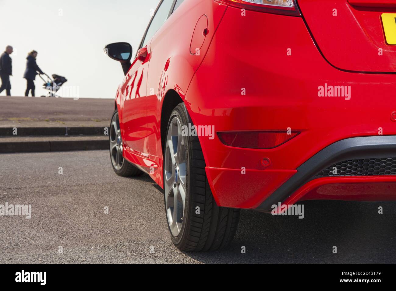 Red ford fiesta st hi-res stock photography and images - Alamy