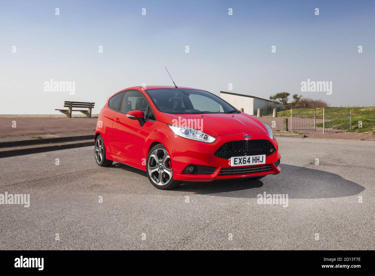 Red ford fiesta st hi-res stock photography and images - Alamy