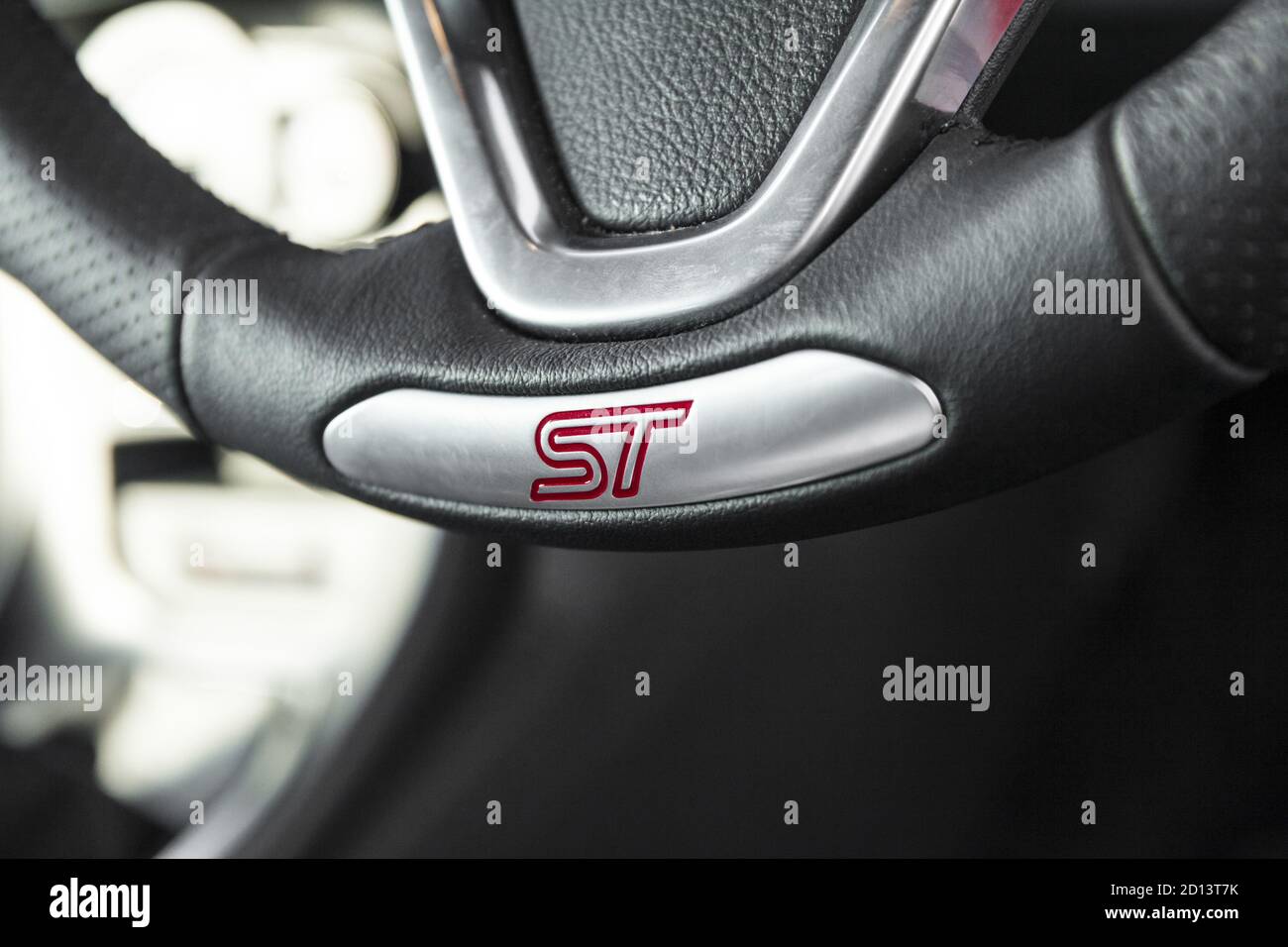 Red ford fiesta st hi-res stock photography and images - Alamy