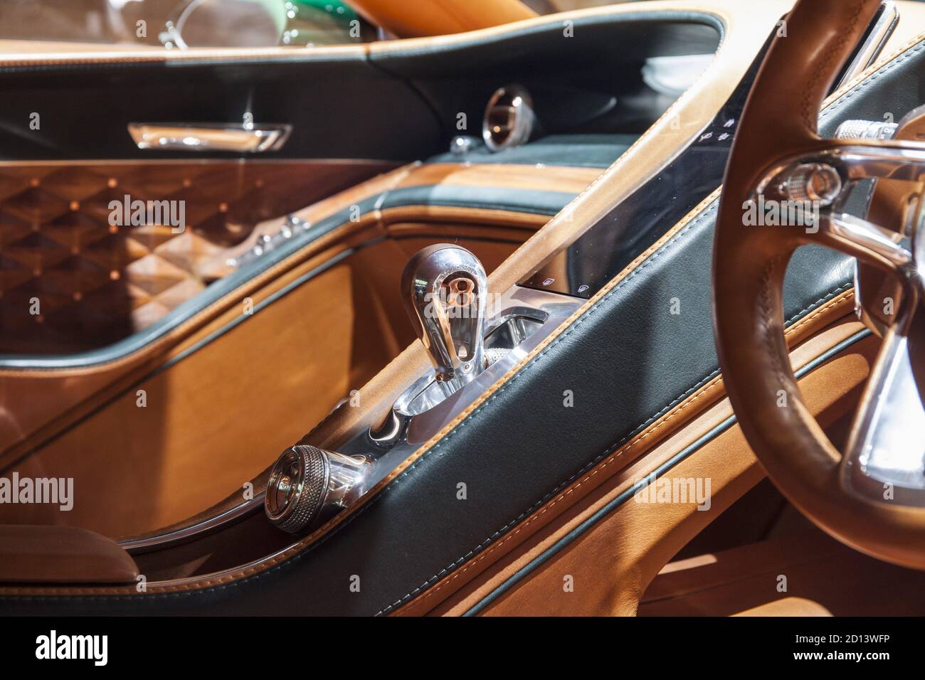 The New Bentley Exp 10 Speed 6 Concept At The Geneva Motor Show 15 5th March 15 Stock Photo Alamy