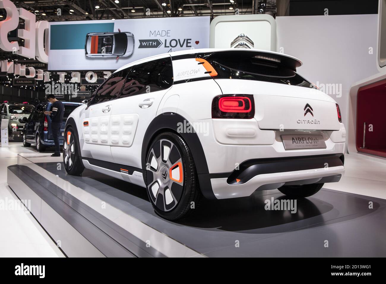 The 2015 Citroen C4 Cactus at the Geneva Motor Show 2015 , 5th March 2015  Stock Photo - Alamy