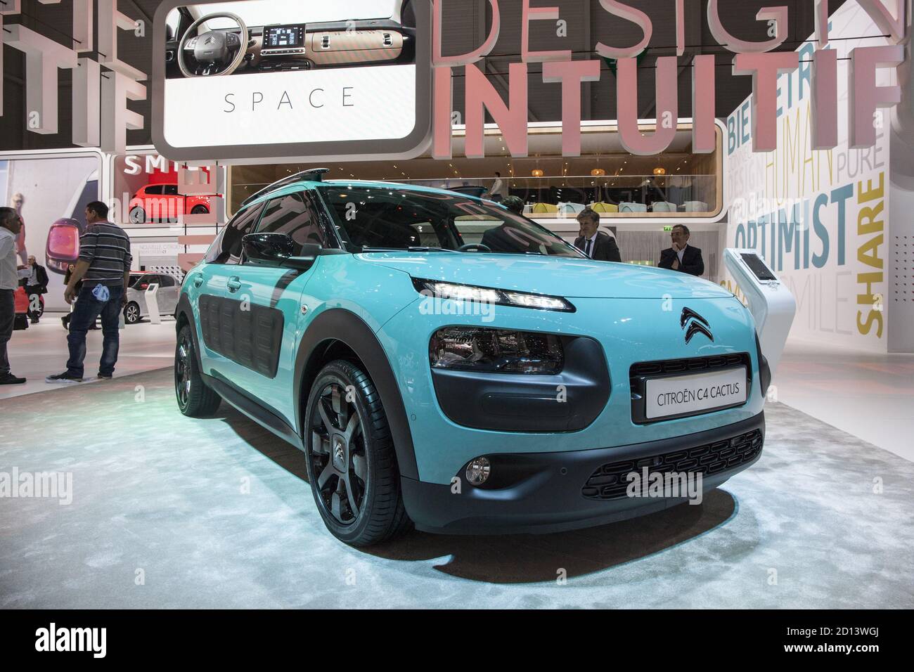 The 2015 Citroen C4 Cactus at the Geneva Motor Show 2015 , 5th March 2015  Stock Photo - Alamy