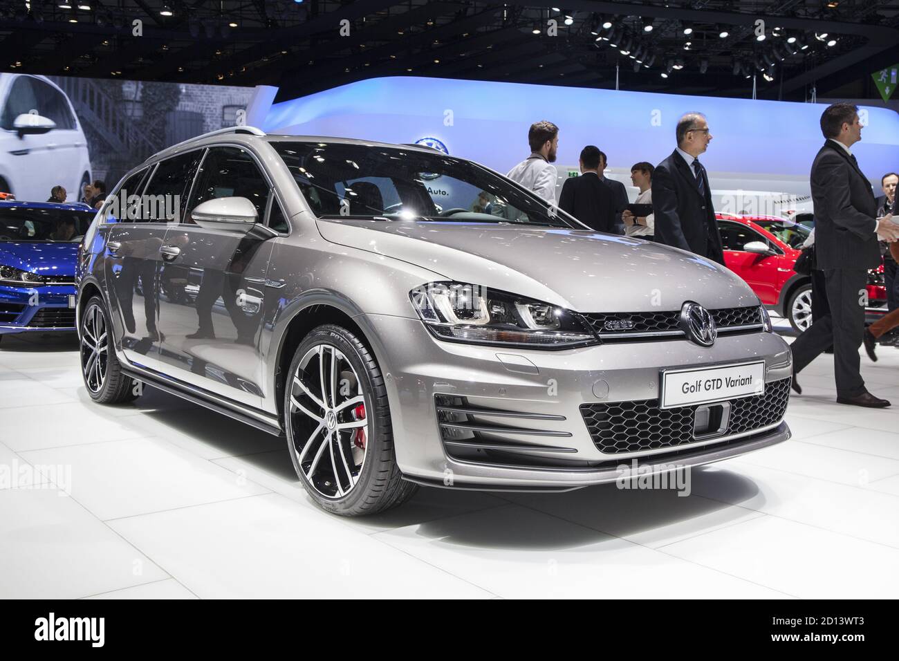 The 2016 Volkswagen Golf GTD Estate at the Geneva Motor Show 2015, 5th  March 2015 Stock Photo - Alamy