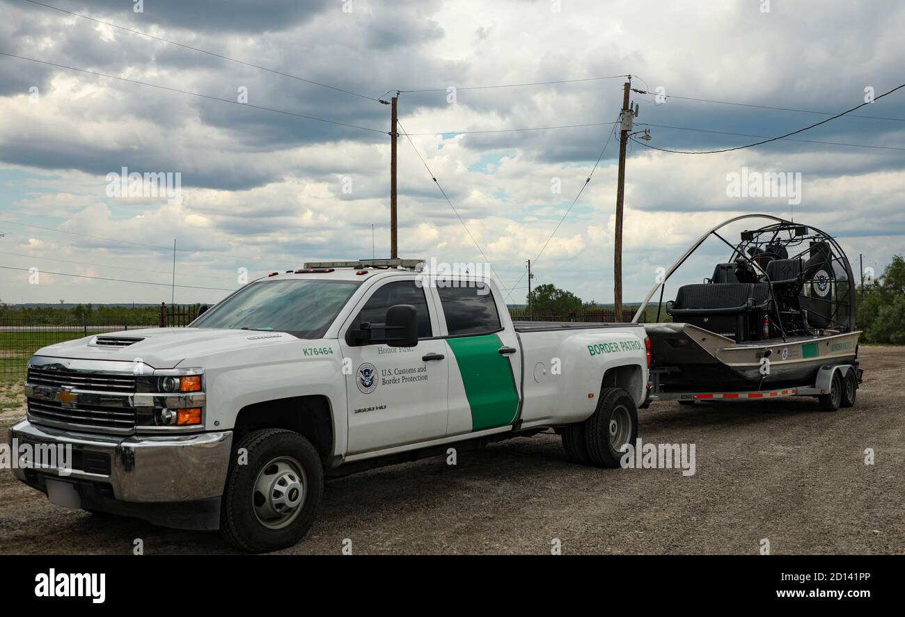 As Hurricane Sally approaches the U.S. Gulf Coast, Laredo Border Patrol Sector mobilizes assets, September 14, to deploy to the impacted area. Stock Photo
