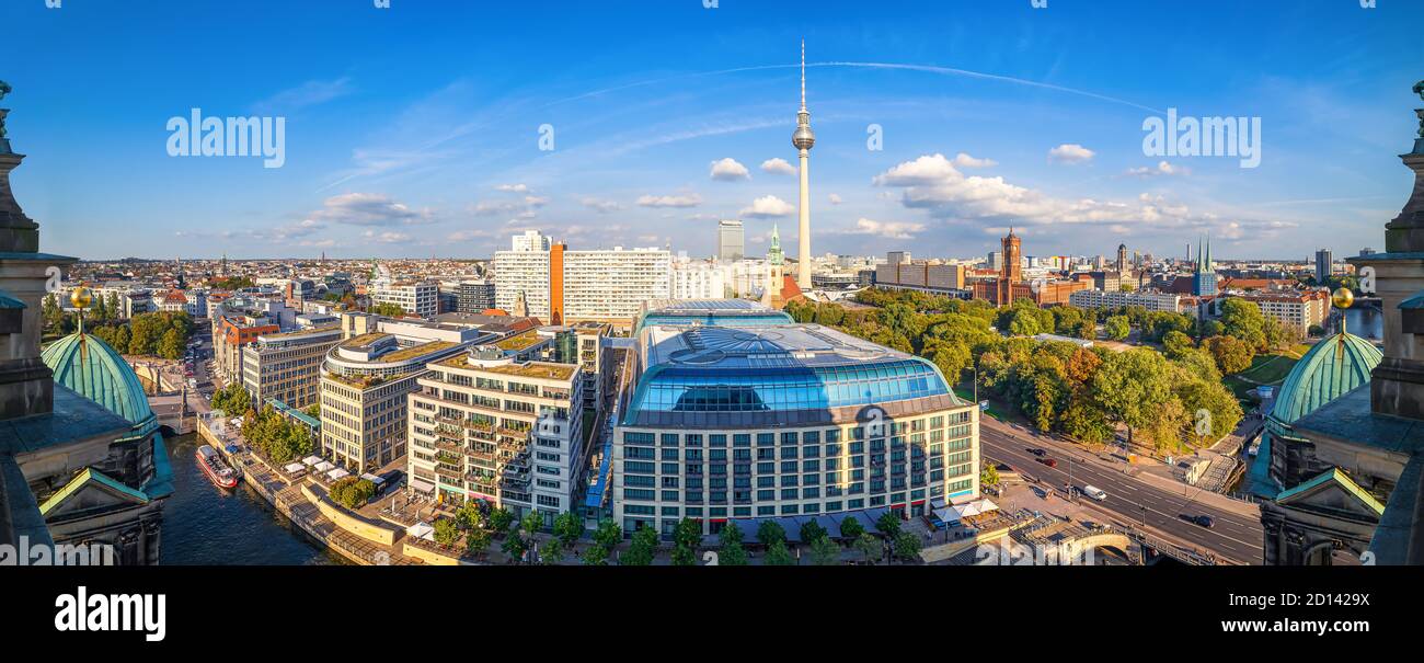 panoramic view at central berlin, germany Stock Photo - Alamy