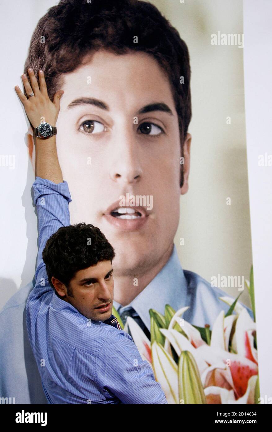 Cast member Jason Biggs poses at the world premiere of the ...