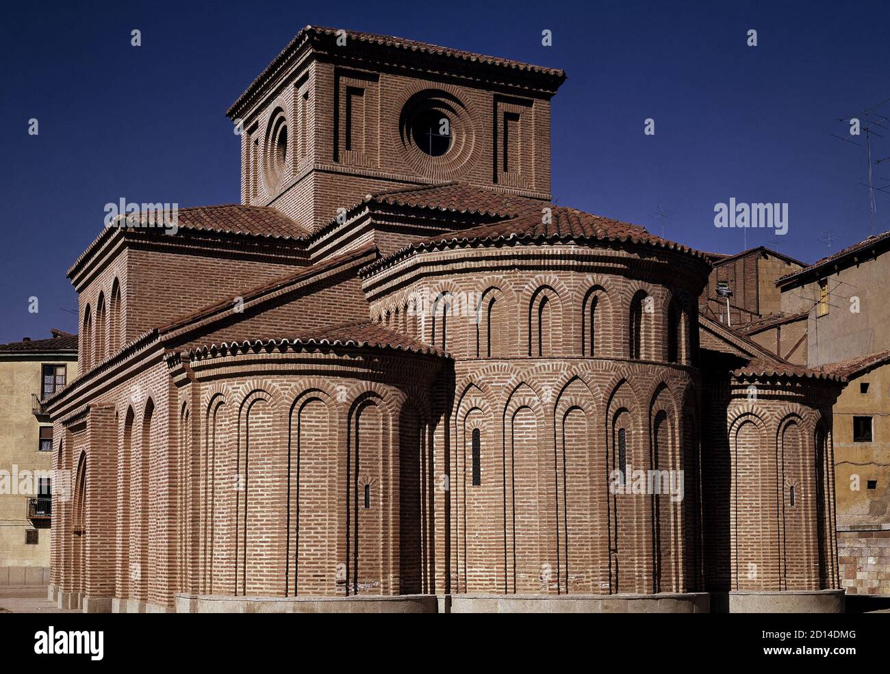EXTERIOR. Location IGLESIA DE SANTIAGO. SALAMANCA. SPAIN Stock Photo