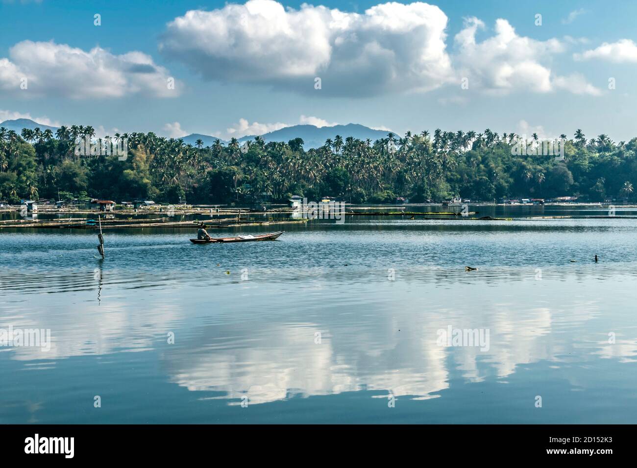 images of lakes in San Pablo City,Laguna Stock Photo