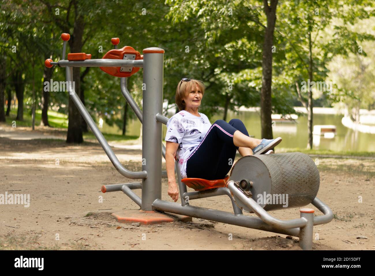 70 year old woman fit hi-res stock photography and images - Alamy