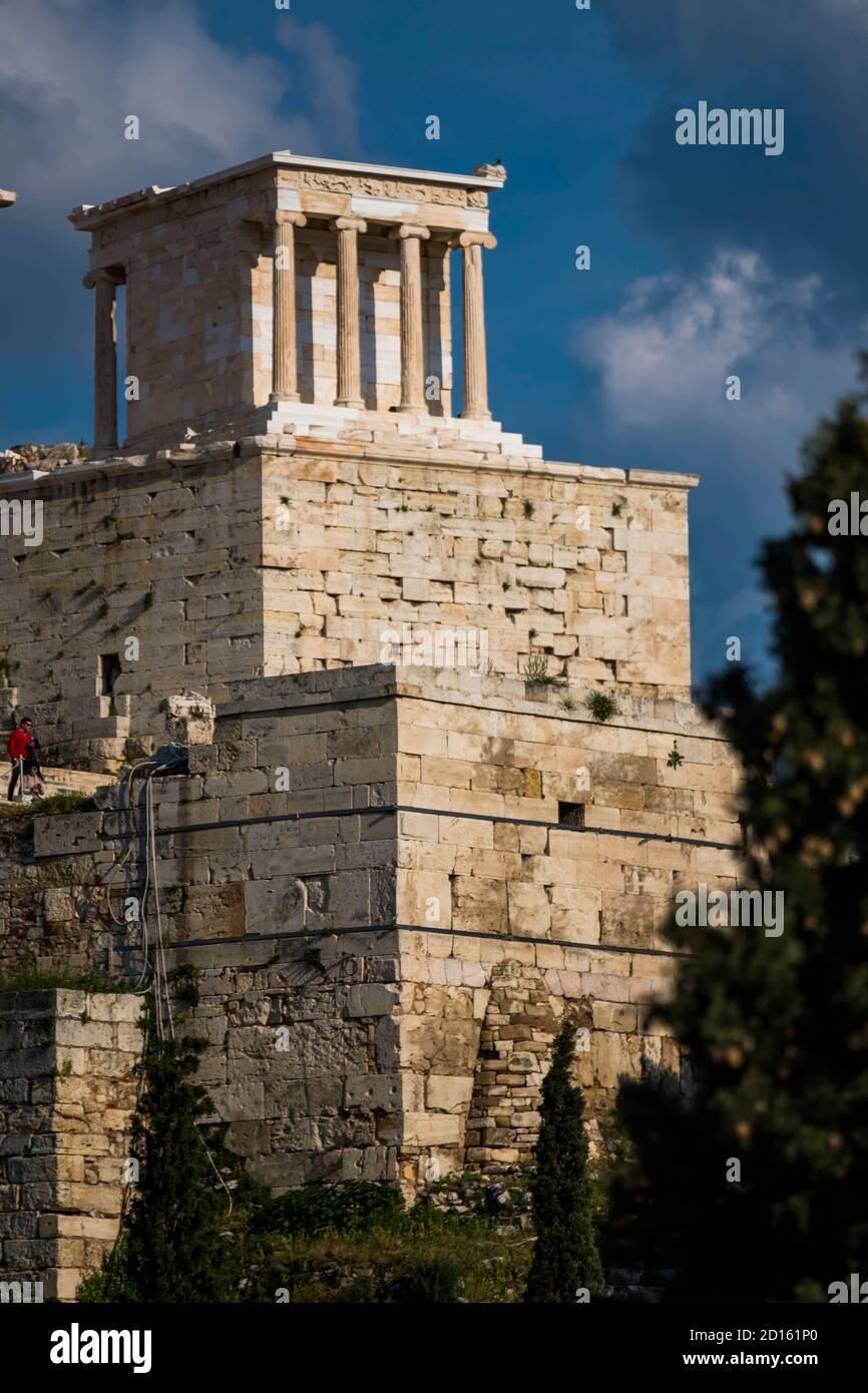 Greece, Athen, Acropolis, registered World Heritage Site by UNESCO, Athena  Nike temple Stock Photo - Alamy
