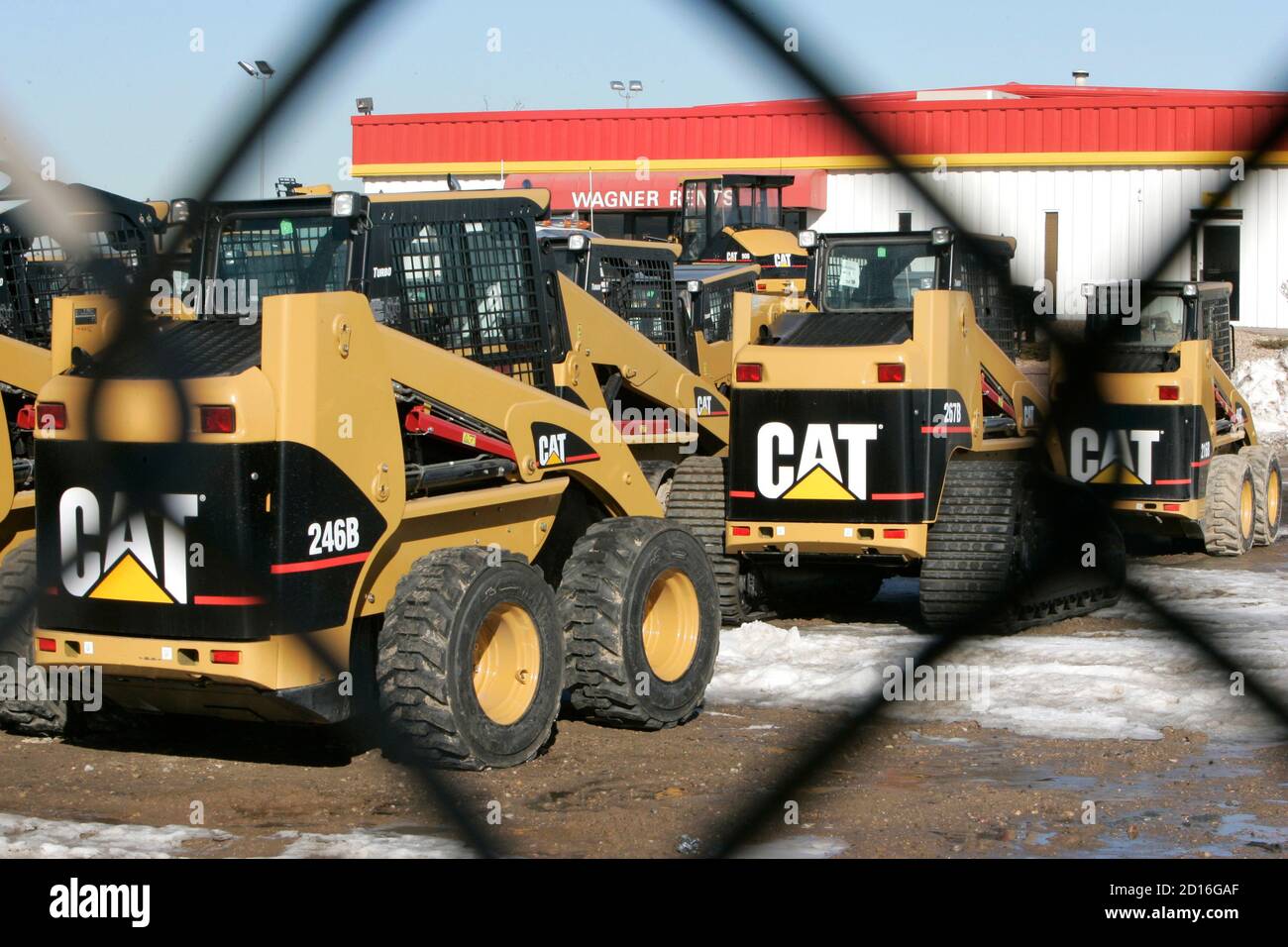 Skid steers hires stock photography and images Alamy