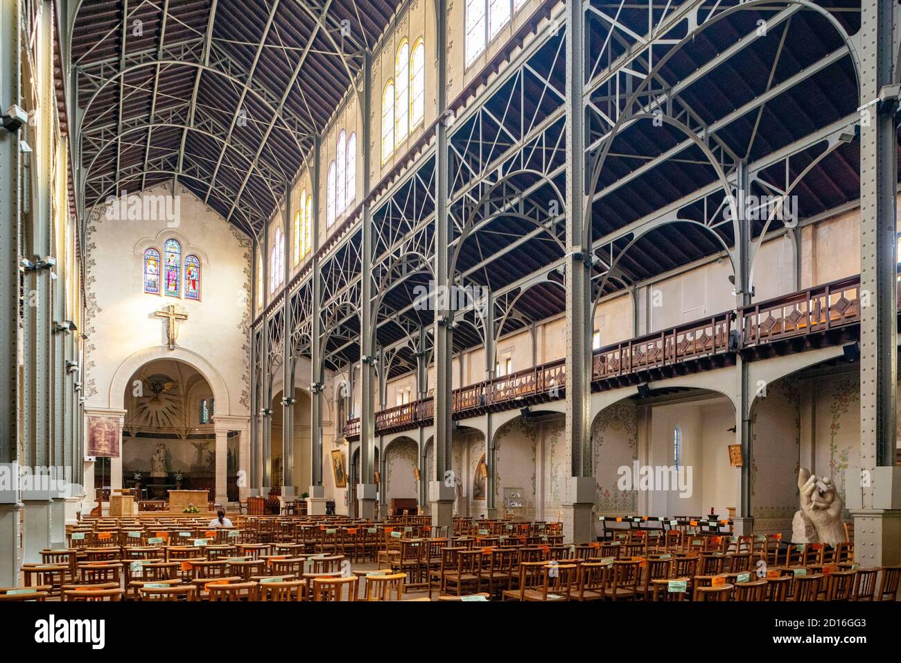 France, Paris, Notre Dame du Travail church in Paris Stock Photo