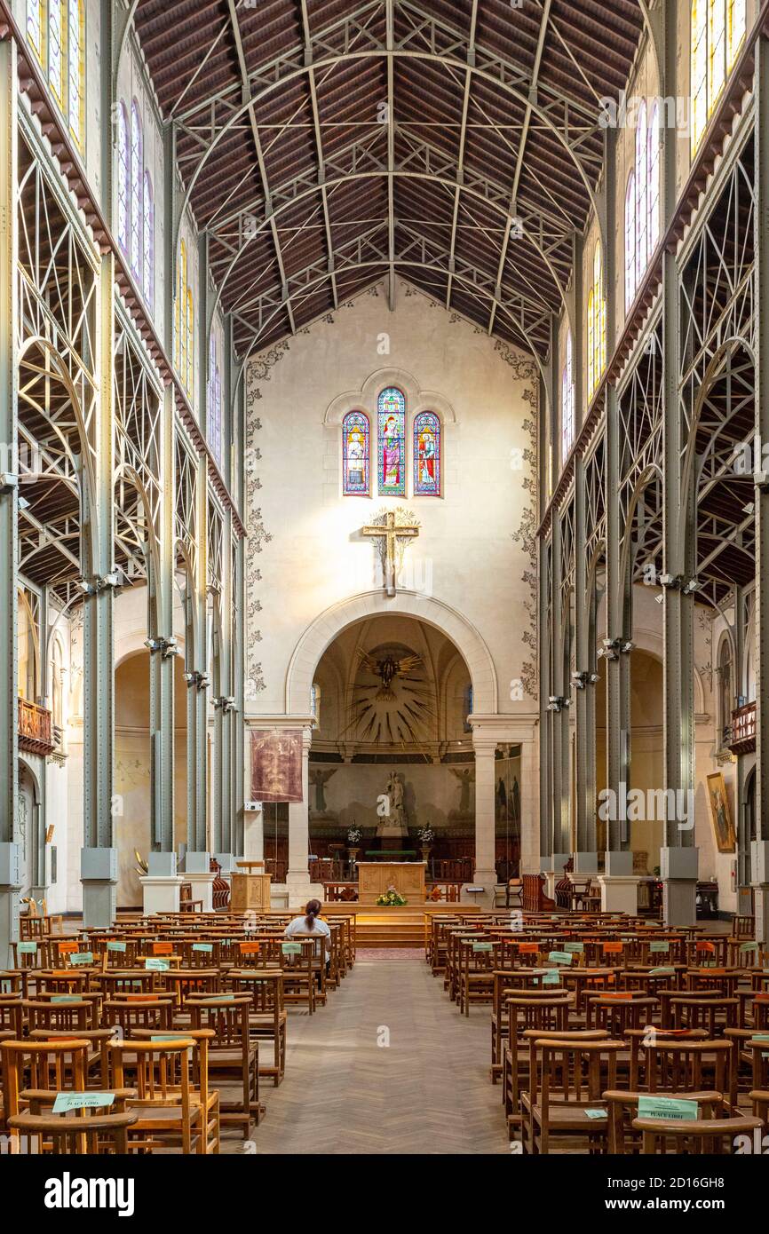 France, Paris, Notre Dame du Travail church in Paris Stock Photo