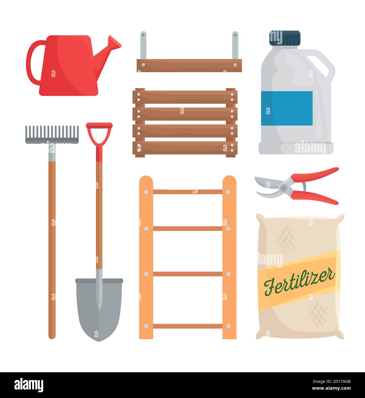 Gardening icon set vector design Stock Vector Image & Art - Alamy