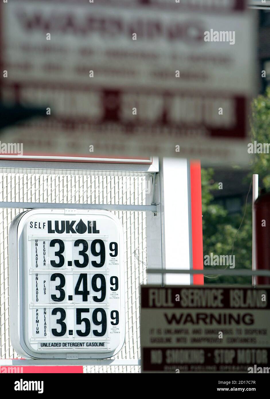 High Gas Prices Are On Display At A New York City Gas Station On September 1 2005 The Recent Sharp Price Increases Are Due In Large Part To Hurricane Katrina And The