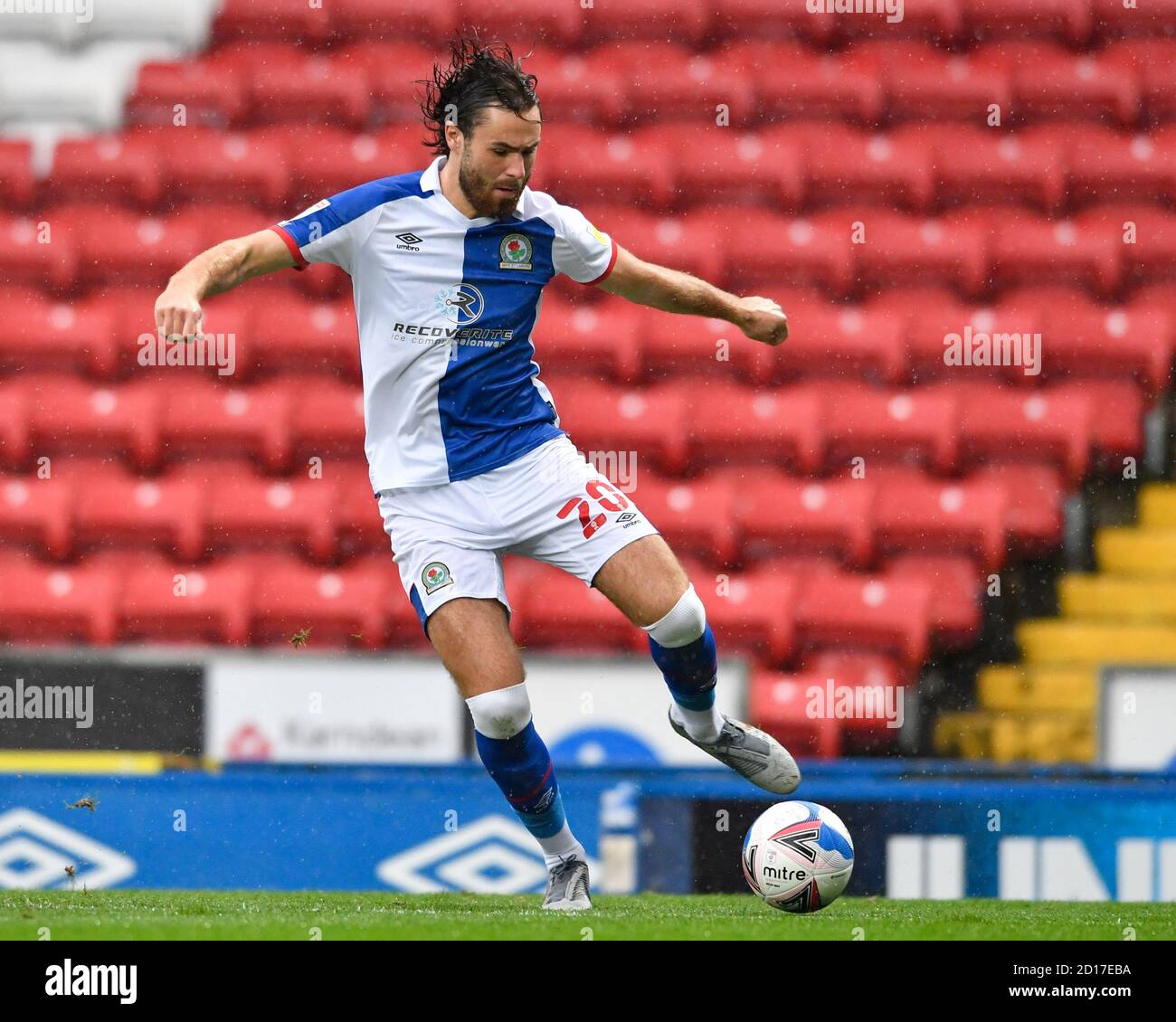Ben Brereton 20 Of Blackburn Rovers Passes The Ball Stock Photo Alamy