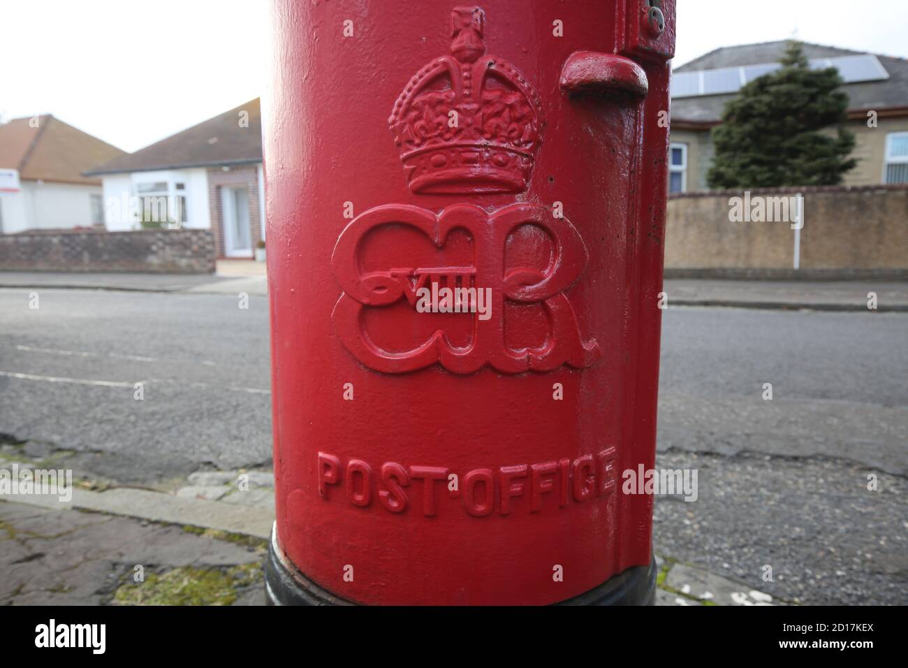 Ayr Ayrshire, Scotland, UK 05 Oct 2020 The Edward VIII pillar post
