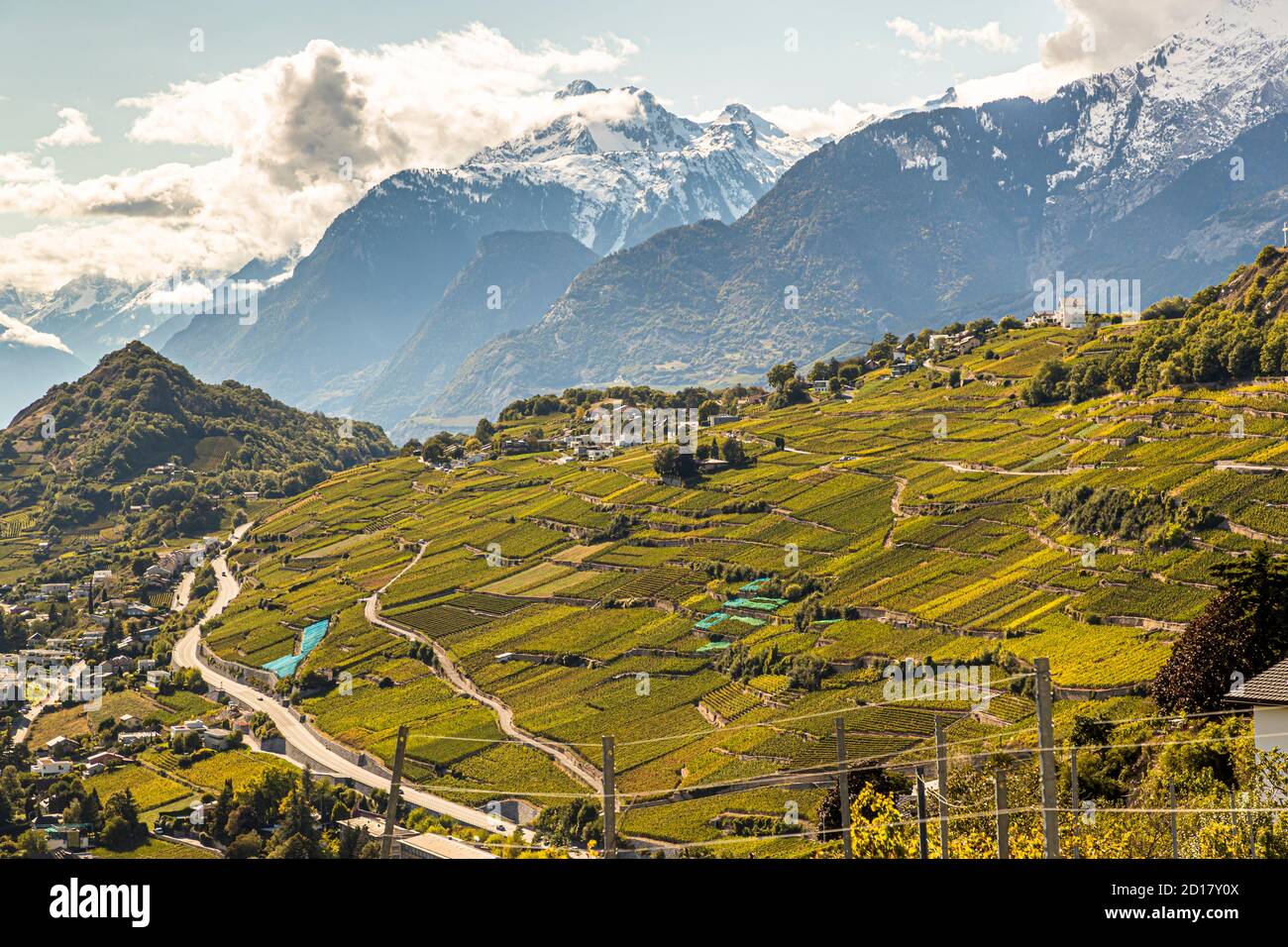 Bonvin Winery in Sion, Switzerland Stock Photo