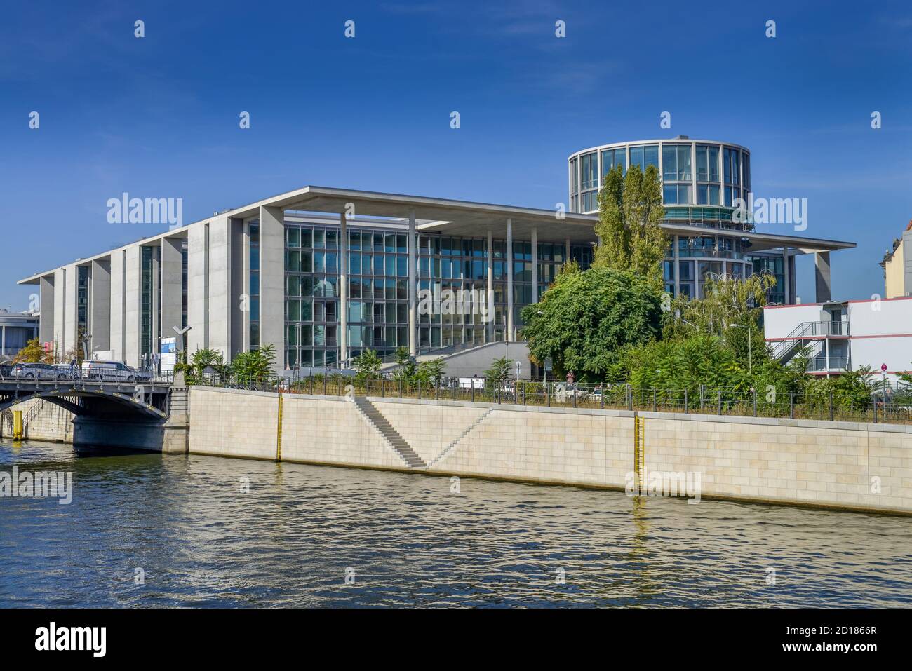 Enlargement Marie-Elisabeth-Lueders-Haus, Luisenstrasse, middle, Berlin, Germany, Erweiterung Marie-Elisabeth-Lueders-Haus, Mitte, Deutschland Stock Photo