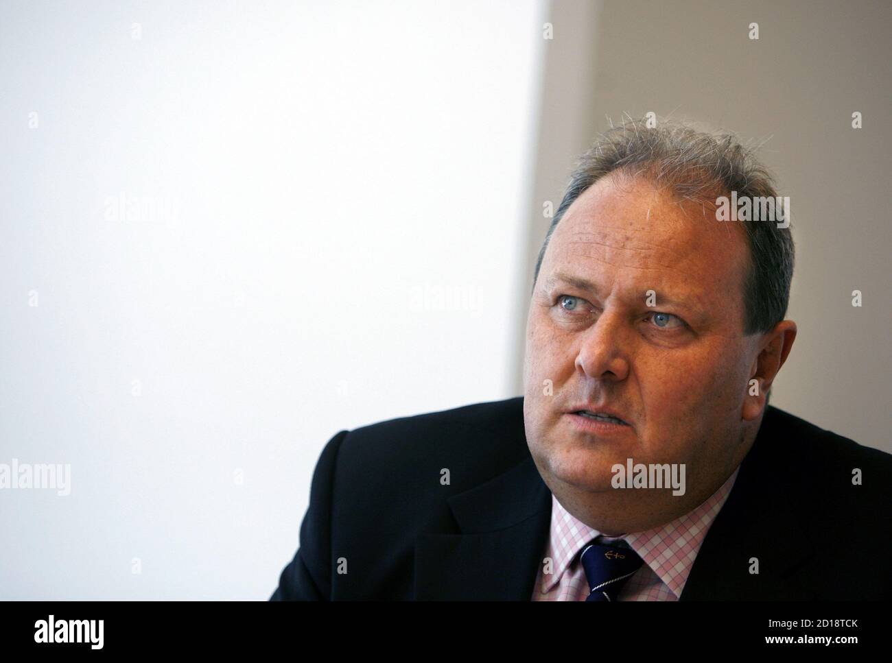 Clive Humby, founding partner of Dunnhumby, speaks at the Reuters Consumer and Retail Summit in New York, June 20, 2006. Stock Photo