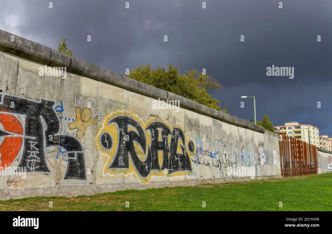 Memorial Berlin Wall, Bernauer street, middle, Berlin, Germany, Gedenkstaette Berliner Mauer, Bernauer Strasse, Mitte, Deutschland Stock Photo
