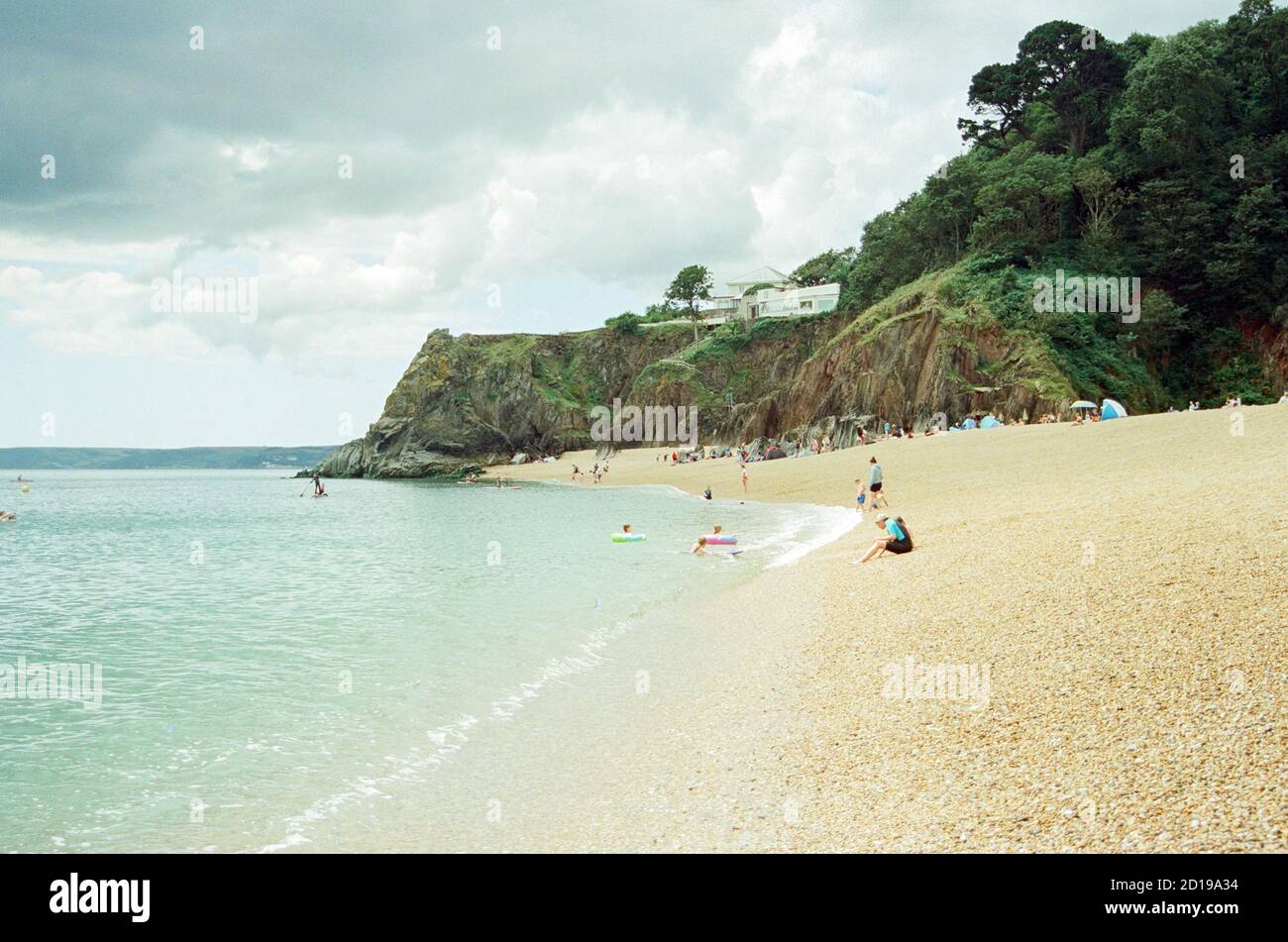 Blackpool sands beach, Dartmouth, Devon, England, United Kingdom Stock